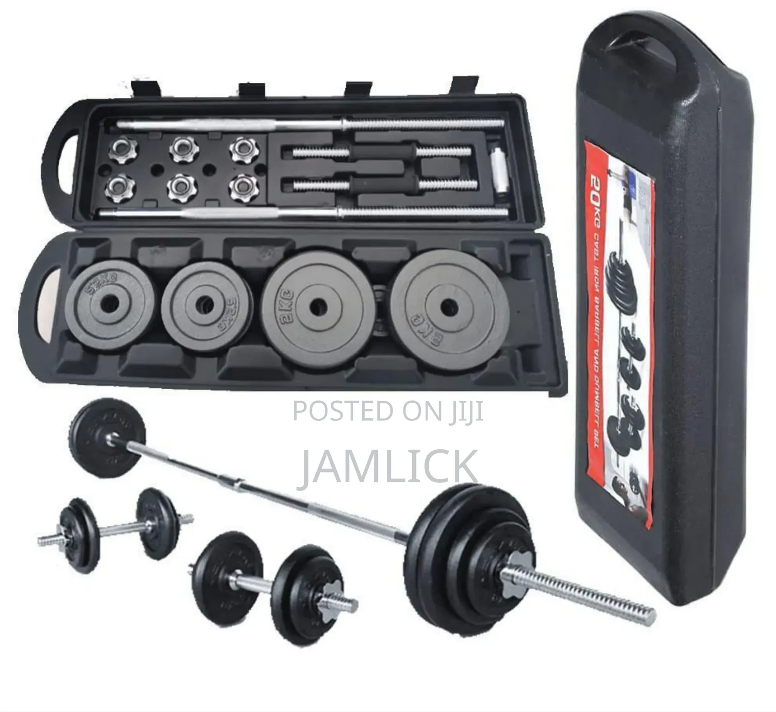York 50kg Dumbbell Set - Js