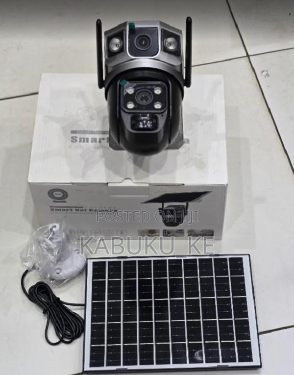 V380 Dual Wifi Solar Camera – Ptz, Night Vision, Motion Tracking, V380
