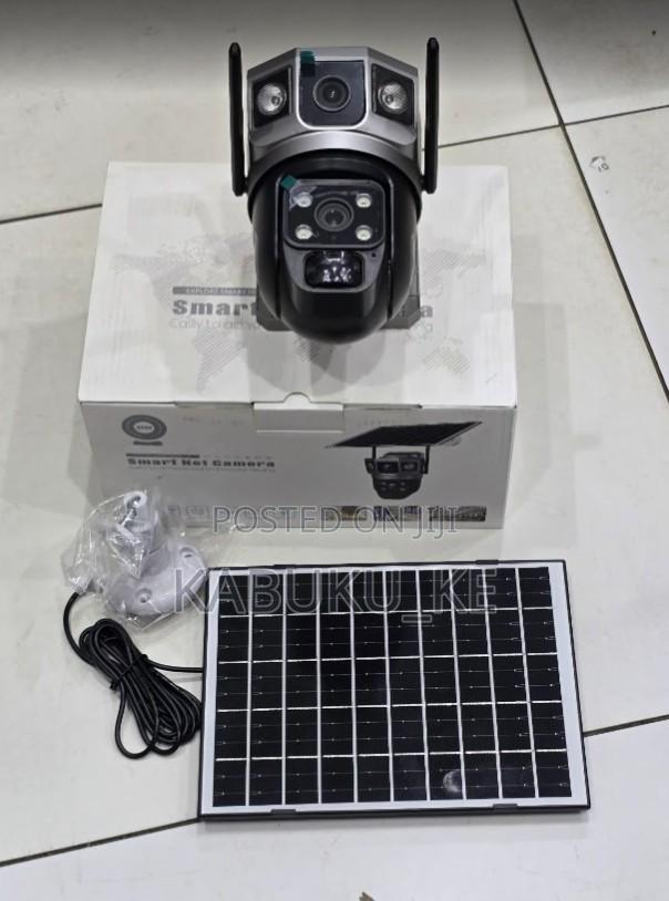 V380 Pro Cctv Camera Dual Lens Solar Camera Wifi