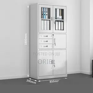 Modern Office Cabinet : 2 Door Office Steel Cabinet With in-Bult Safe