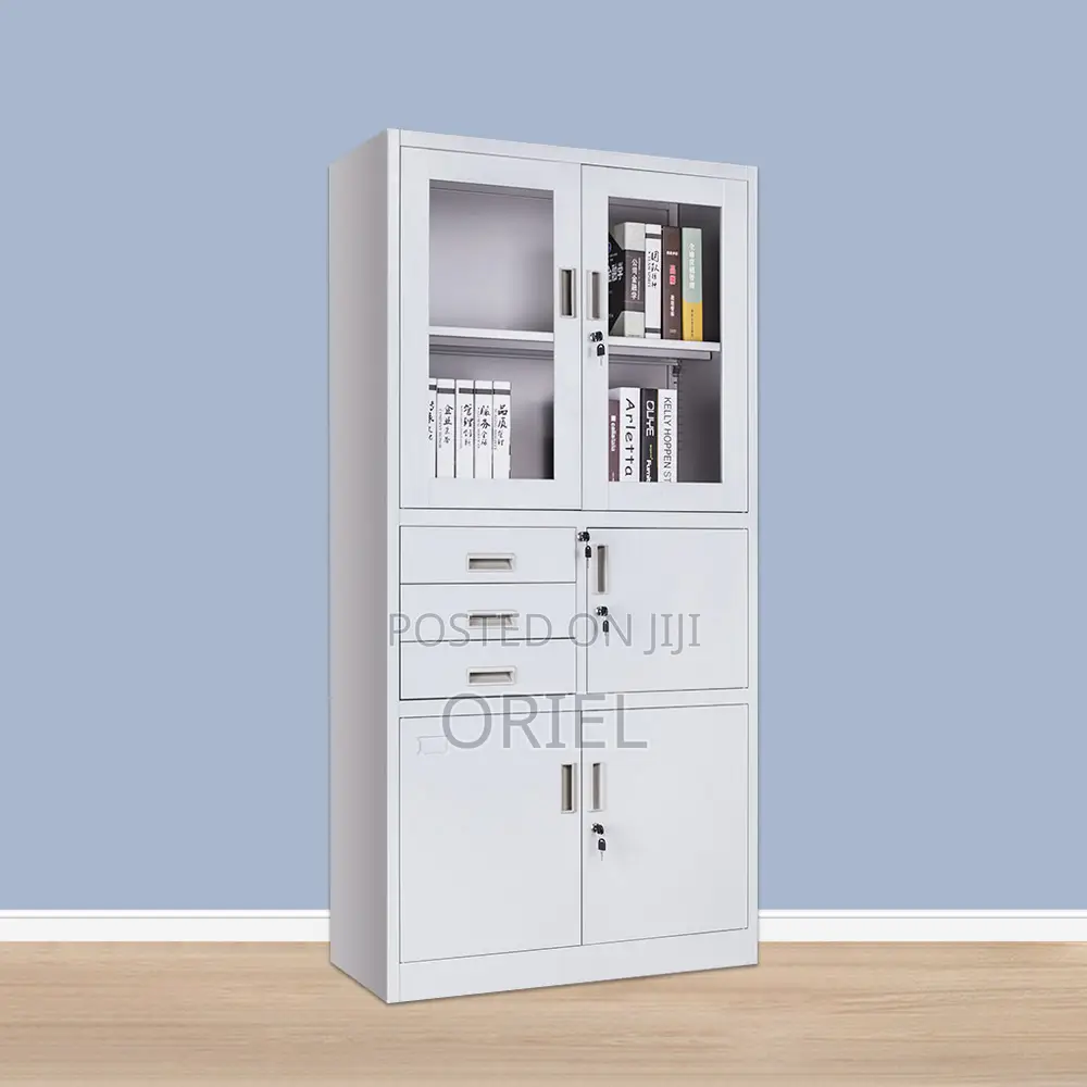 Modern Office Cabinet : 2 Door Office Steel Cabinet With in-Bult Safe