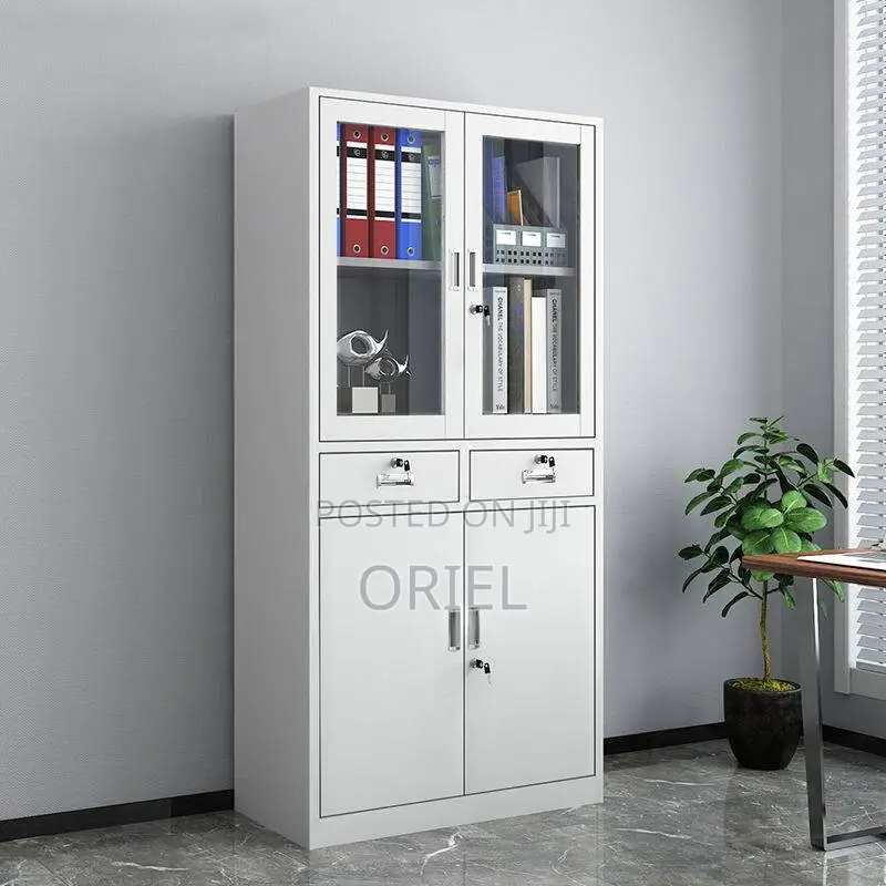 Modern Office Cabinet : 2 Door Office Steel Cabinet With in-Bult Safe