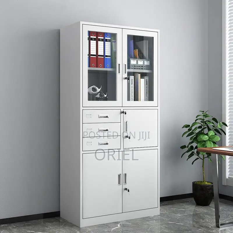Modern Office Cabinet : 2 Door Office Steel Cabinet With in-Bult Safe
