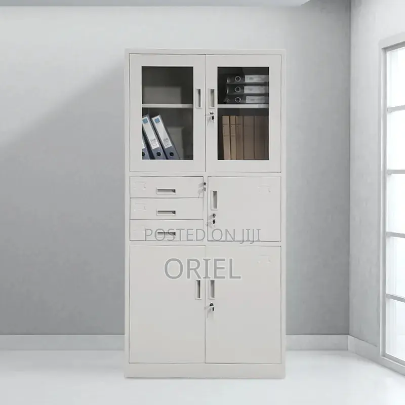 Modern Office Cabinet : 2 Door Office Steel Cabinet With in-Bult Safe