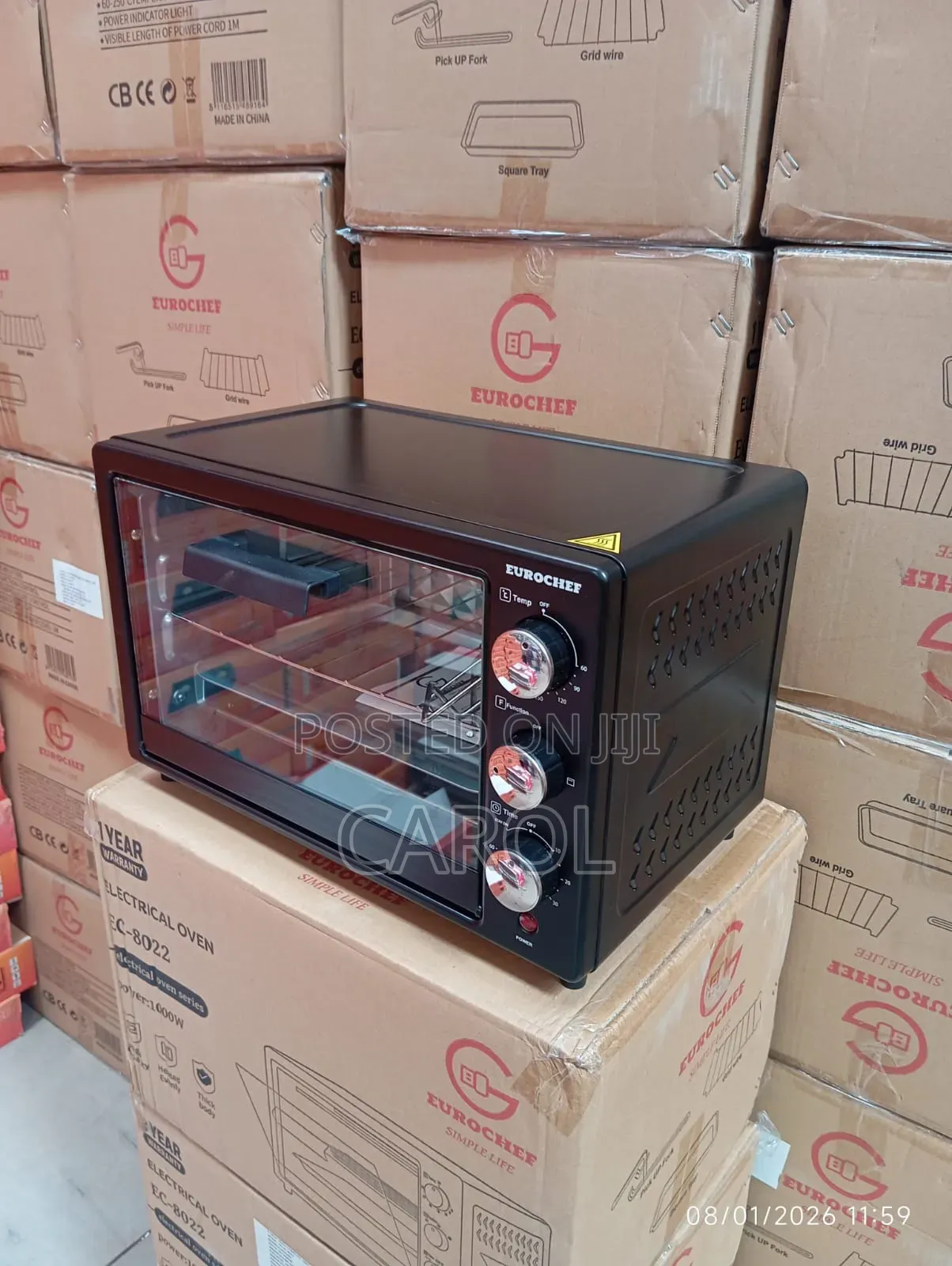 Electric Oven Ec-8022 (22liter) Available