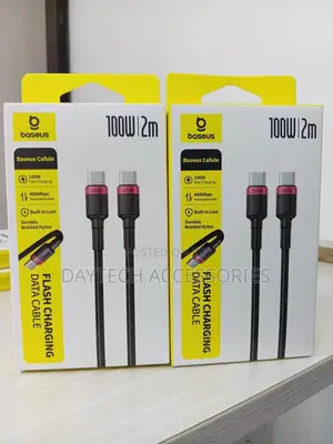 This Is a Baseus Cafule 100w Usb-C to Usb-C Cable.