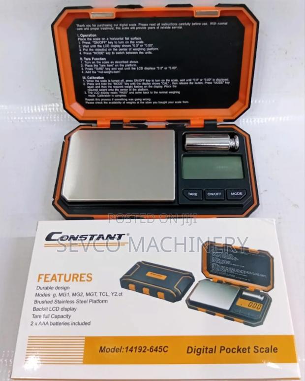 Heavy Duty Constant Pocket Scale 0.01g-300g