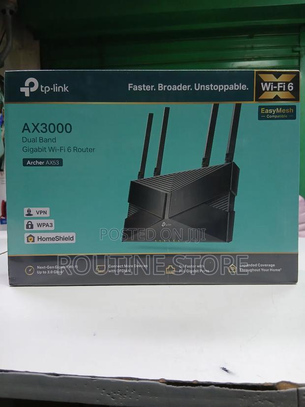 Tplink Dual Band Gigabit Wifi 6 Router Ax300 Archer Ax53 - main view