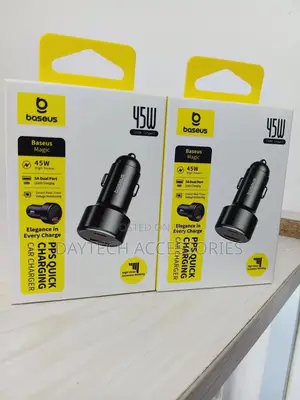 Baseus Magic Series Usb and Usb-C Qc Pd Car Charger - 45w