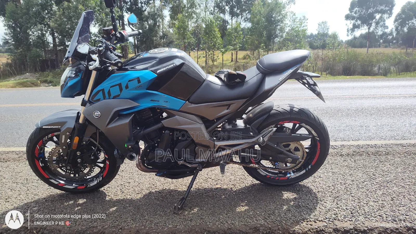 CFMoto 400NK 2019 Blue