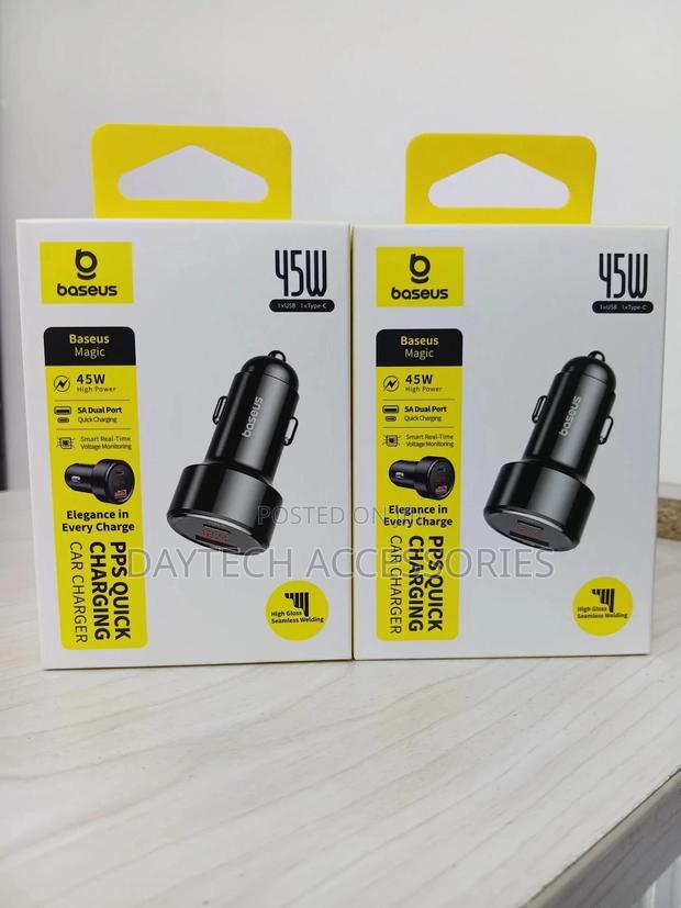 Baseus Magic Series PPS Car Charger With Digital Display 45w 6a. - thumbnail 2