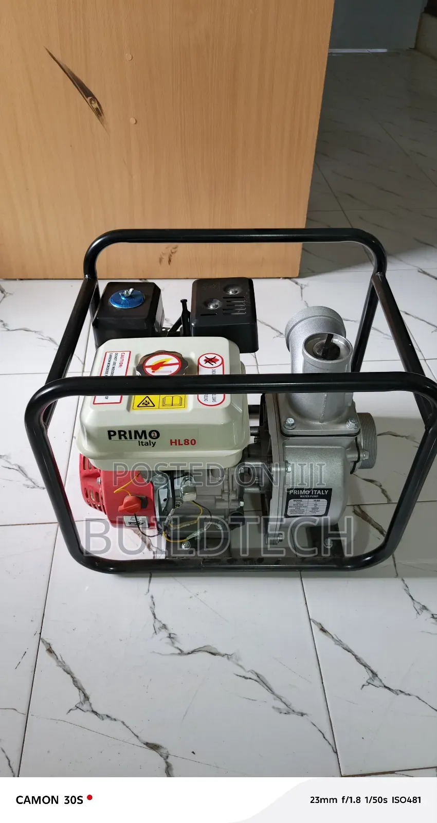 Primo Italy Hl80 3” Water Pump – 7.5hp High Pressure Pump