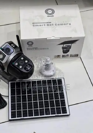 V380 Smart Wifi Dual Lense Ptz Solar Camera