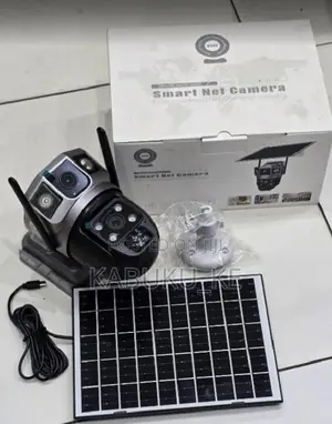 Solar Camera Wifi Dual Lens Ptz 4mp Wifi Solar Camera Cctv