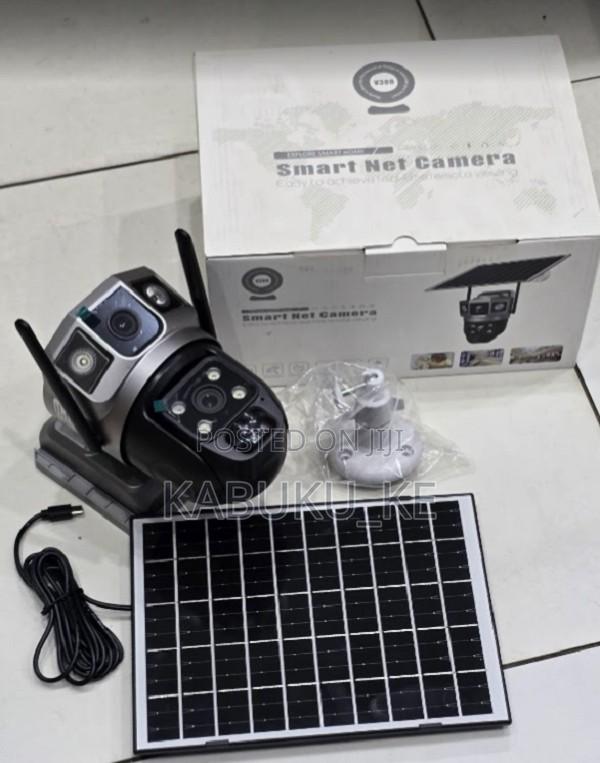 Solar Camera Wifi Dual Lens Ptz 4mp Wifi Solar Camera Cctv - main view