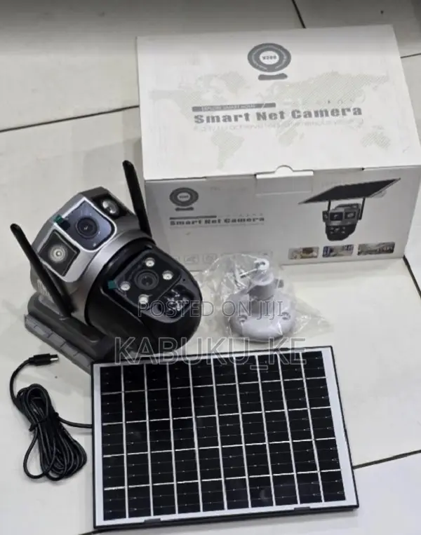 Solar Camera Wifi Dual Lens Ptz 4mp Wifi Solar Camera Cctv