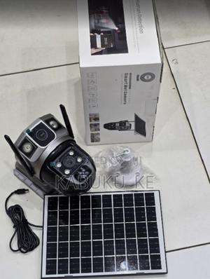Wifi Solar Powered Security Camera With Dual Lens - thumbnail 2