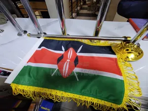Vip Car Flag Pole With Kenyan Flag