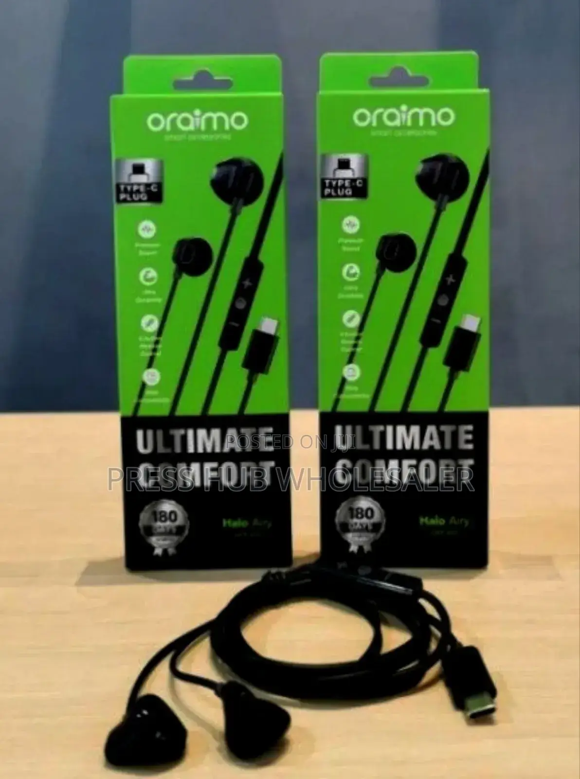 Type-C Earphones Designed for "Ultimate Comfort."