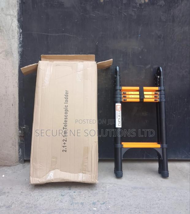 2.1+2.1 Meter Telescopic Ladder From Minara Ladders. - main view