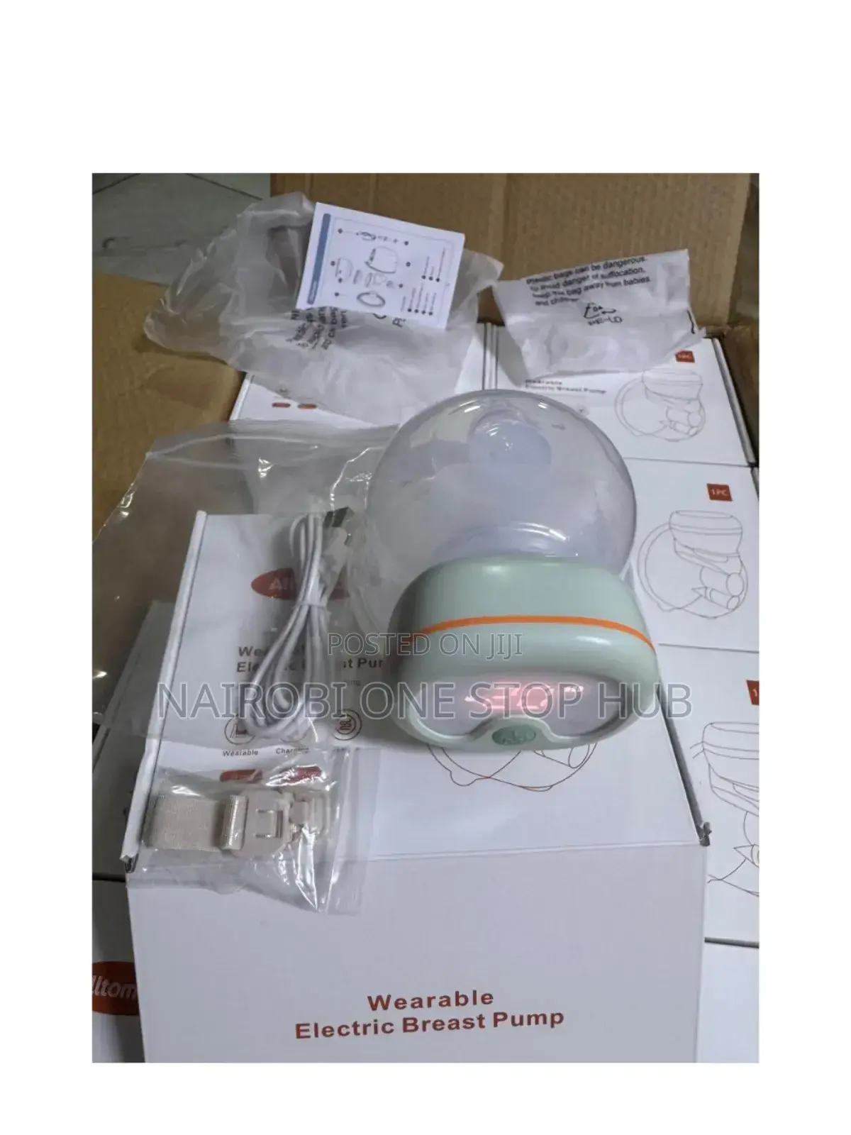 Wearable and Rechargeable Breast Pump
