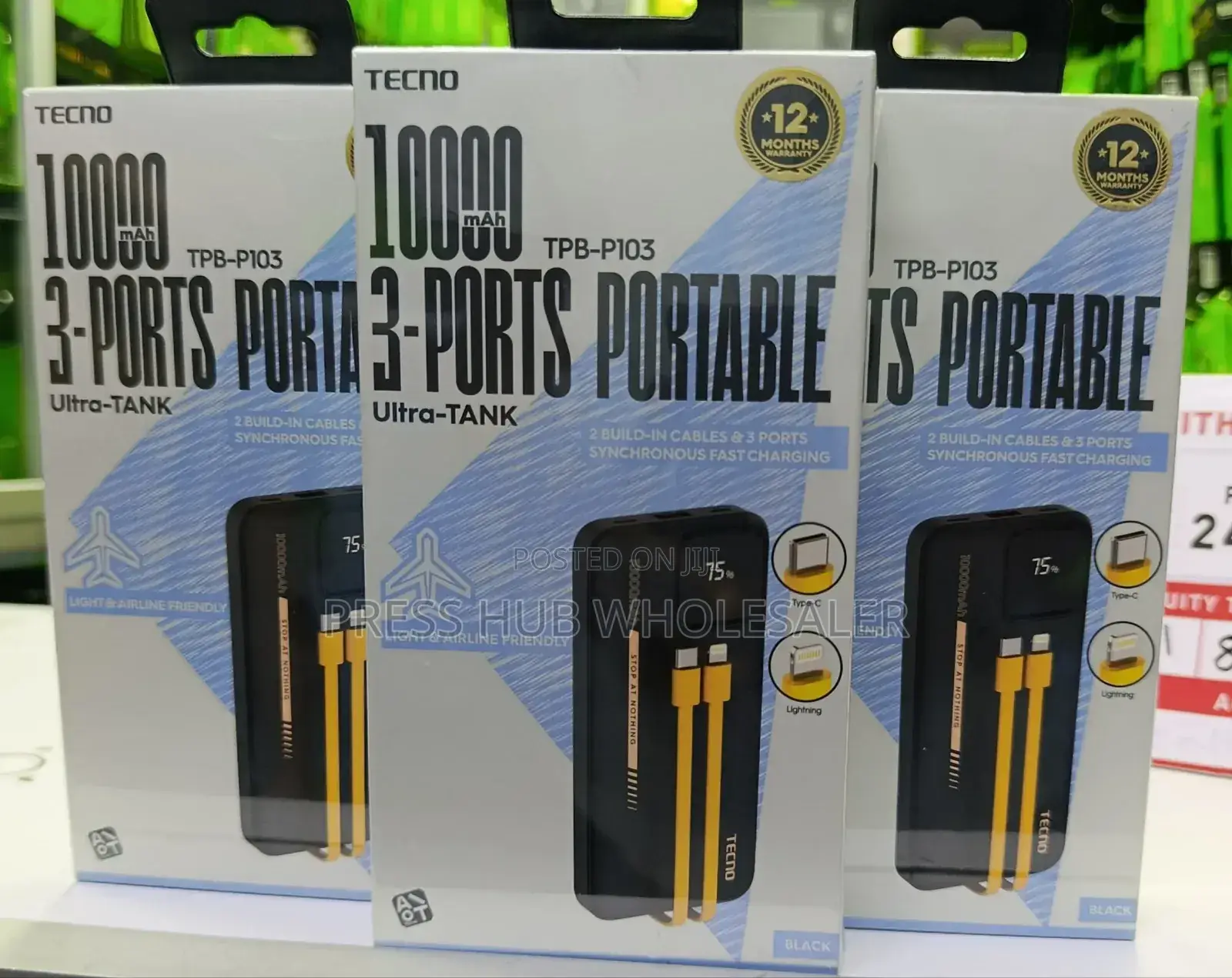 Tecno Powerbank TPB-P103