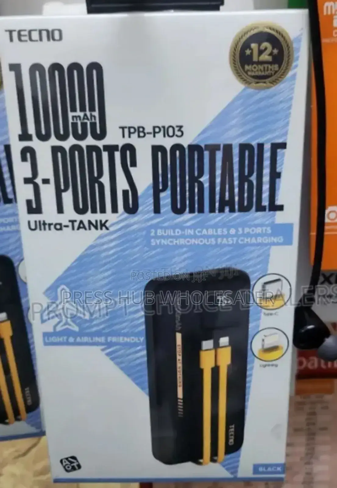 Tecno Powerbank TPB-P103
