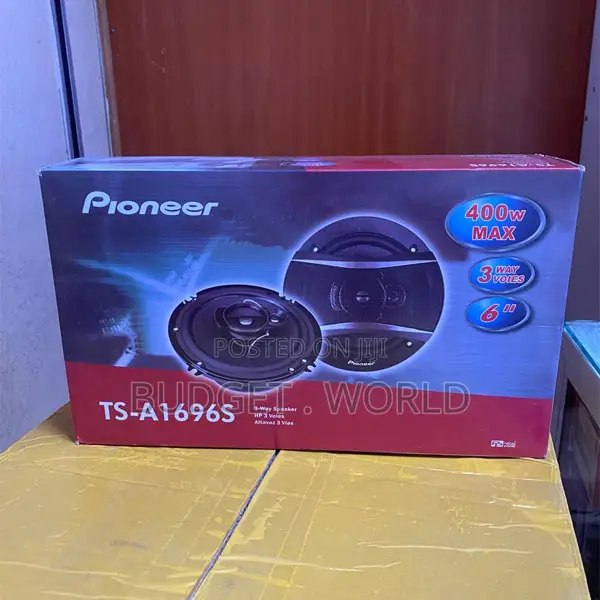 . Pioneer Ts-A1695s 6” 3-Way Car Speakers – 400w Max
