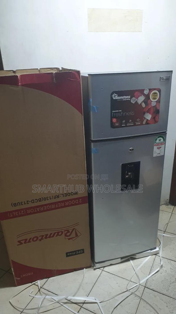 Ramtons Rf130 213l Double Door Fridges With Water Dispenser