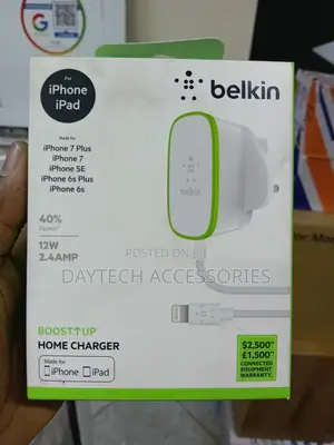 Belkin Boost↑Up Home Charger Designed for iPhone and iPad.