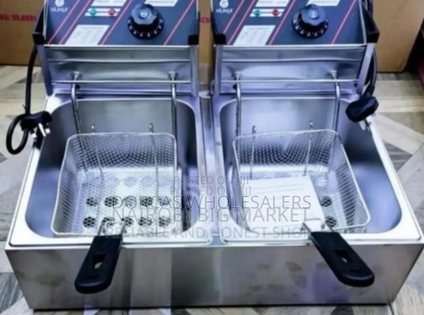 Electric Double Marco Deep Fryers - main view