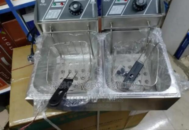 Nunix 12l Double Deep Fryers. - main view