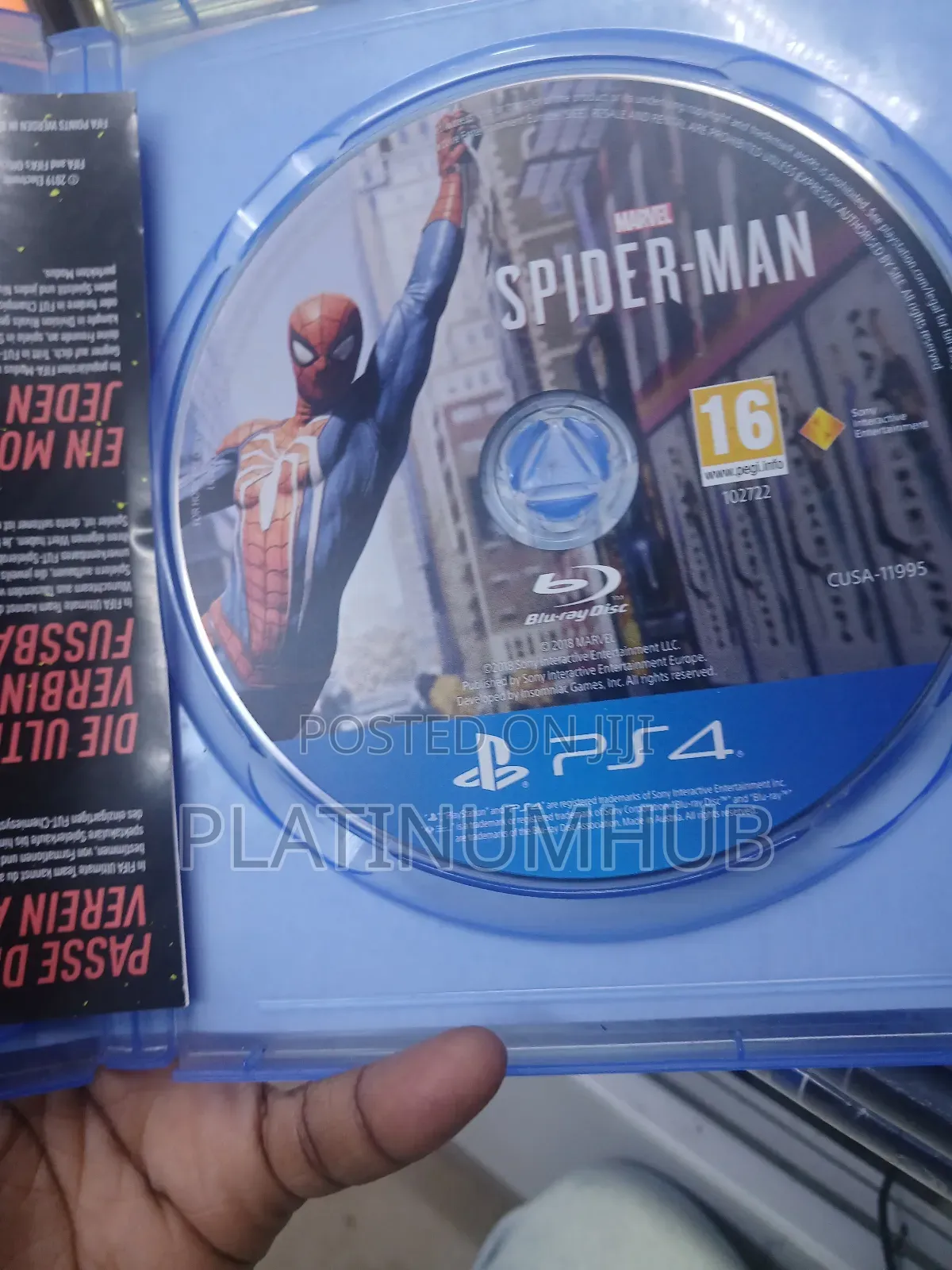 Spiderman Action-adventure Used Ps4 Marvel