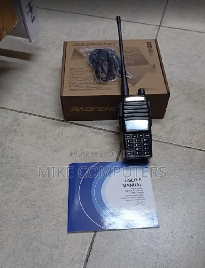 Uv82 Baofeng Walkie Talkie Long Range Bright Display
