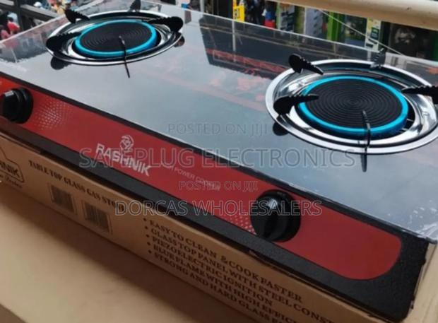 With Glasstop. New Rashnik 2burner Infrared - main view