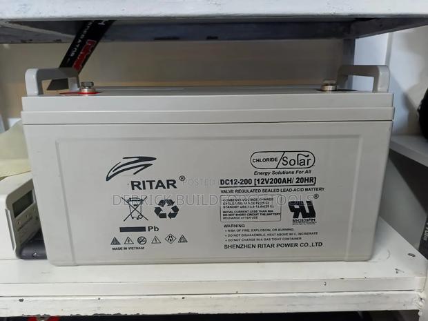Reliable Ritar 200ah Deep Cycle Solar Battery - main view