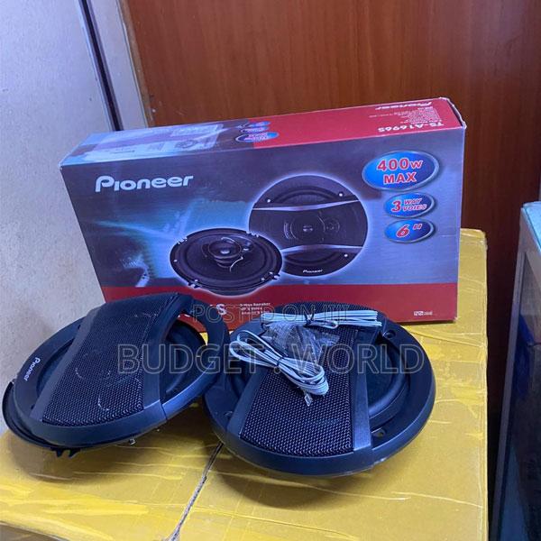 Pioneer 3-Way Car Speakers With Deep Bass Performance