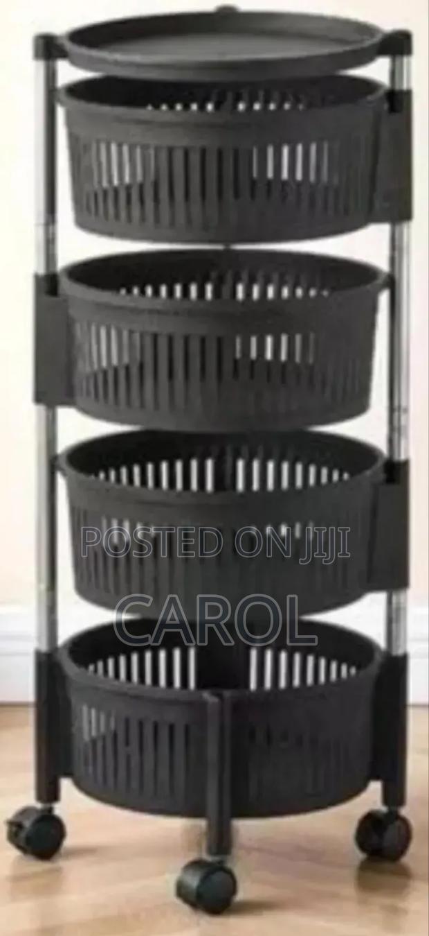 4 Tier Storage Racks With Wheels - main view