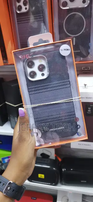 Kiwaqe iPhone 16 Pro Max Carbon Fiber Tribal Case With Magsafe .