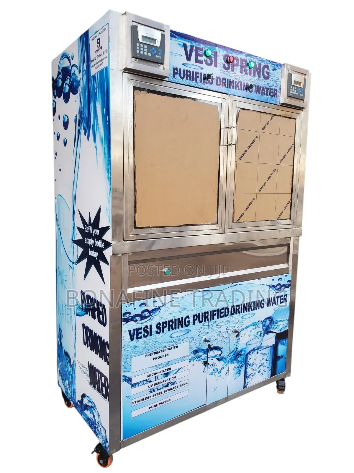 Pure Water Vending Cabinet