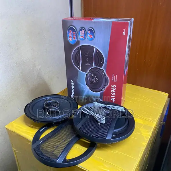 Pioneer High Performance 3-Way Car Speakers