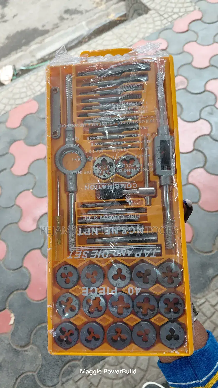 40-Piece Tap and Die Set Metric Set