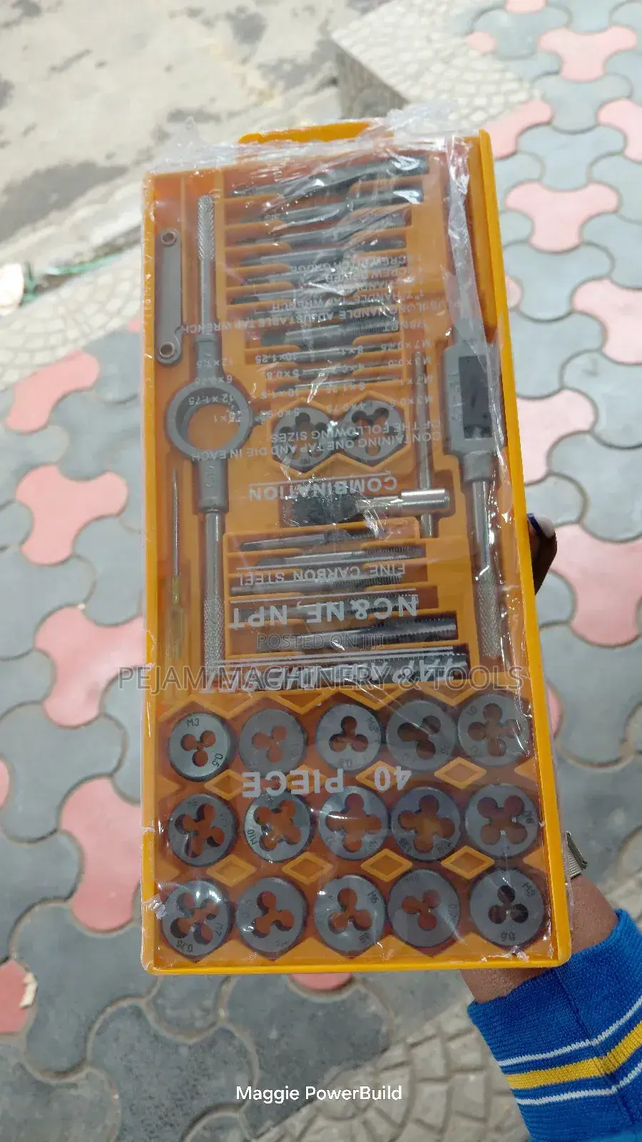 40-Piece Tap and Die Set Metric Set