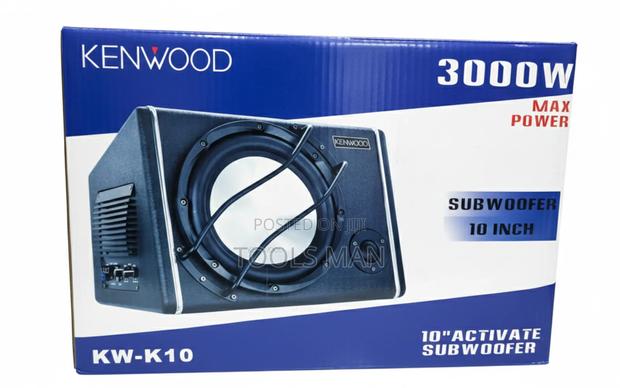 Kenwood Active Subwoofer Speaker 10 Inches Kw- 3000w