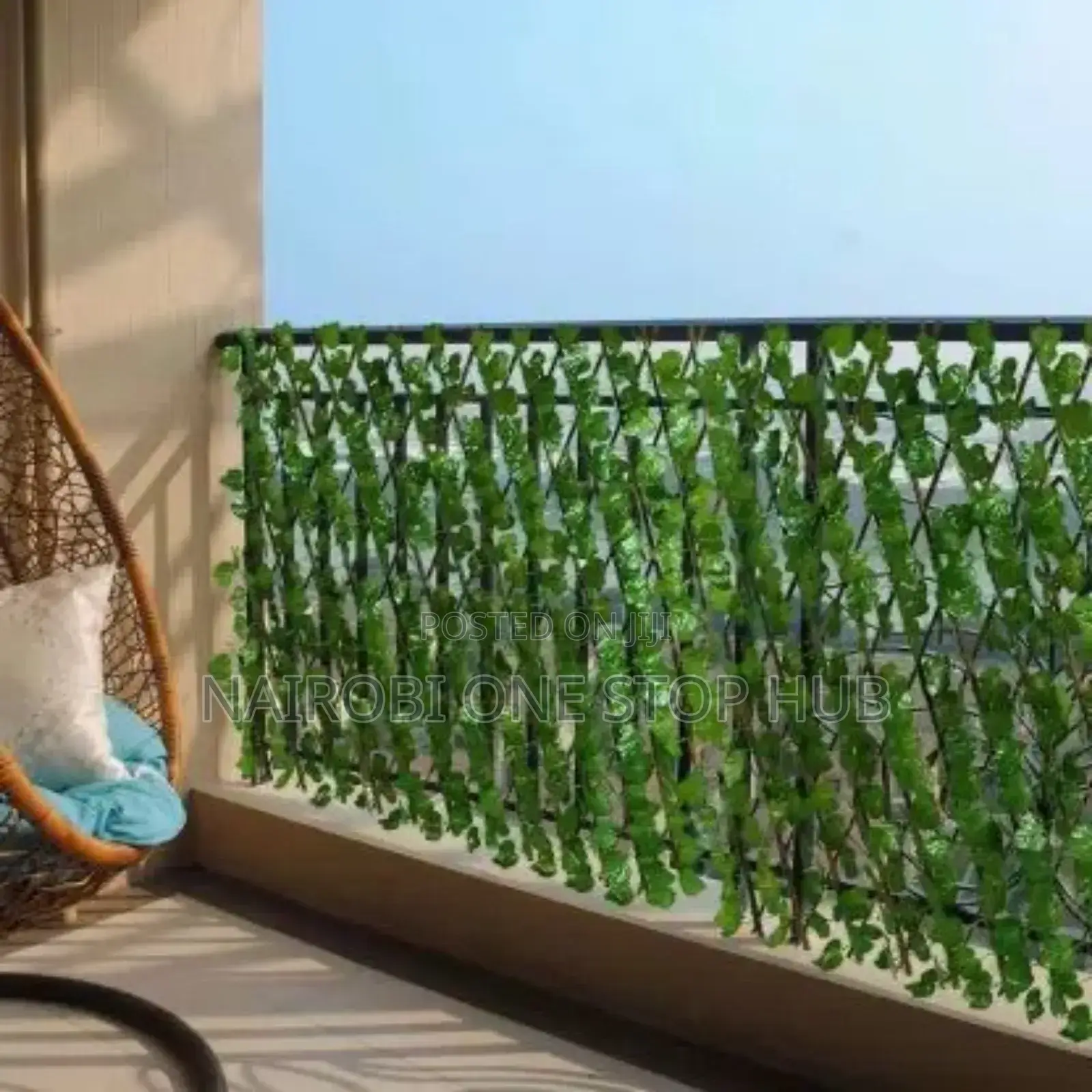 Green Privacy Balcony Fence