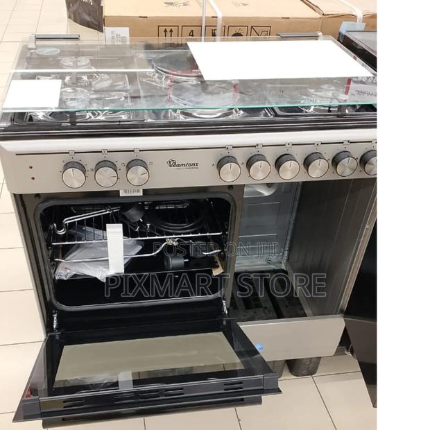 Ramtons Rf/496 60×90 Stainless Steel Cooker With Gas Compartment