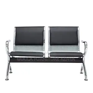 2-seater Padded Lobby Waiting Office Bench