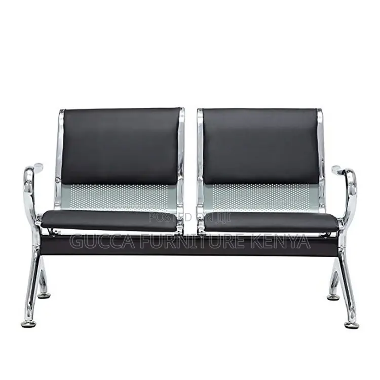 2-seater Padded Lobby Waiting Office Bench