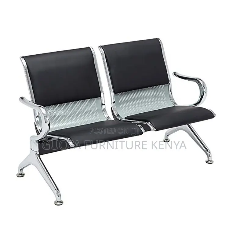 2-seater Padded Lobby Waiting Office Bench