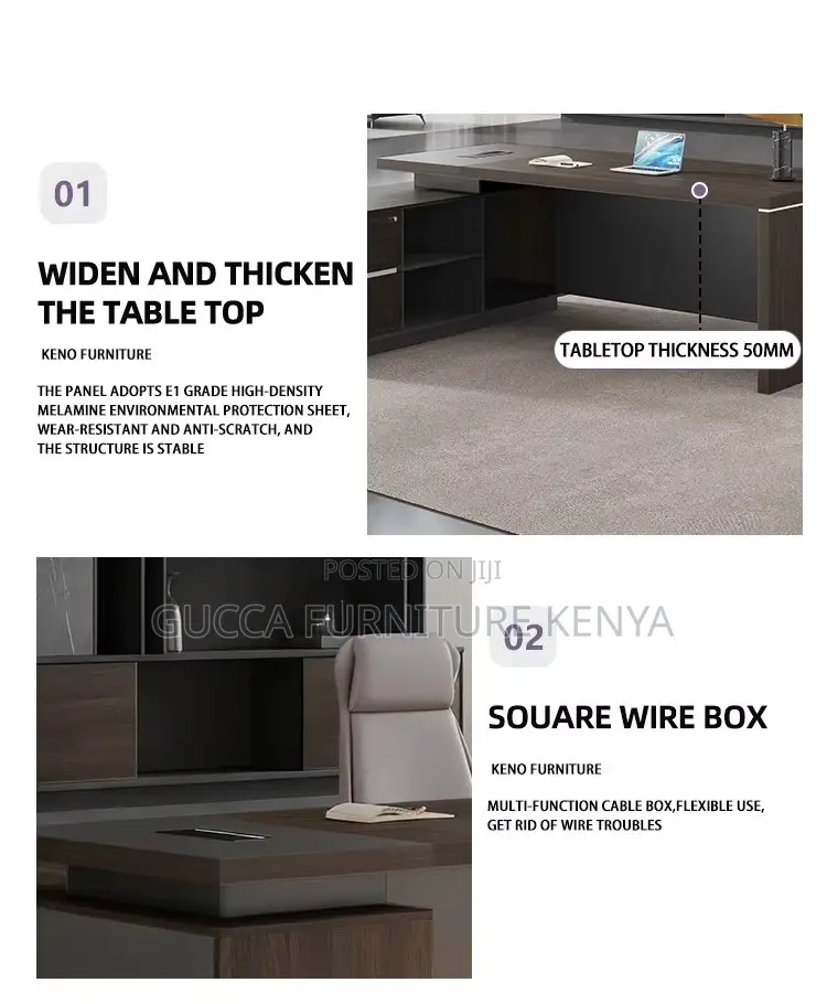 1.8 Meters Executive Director's L-shaped Desk